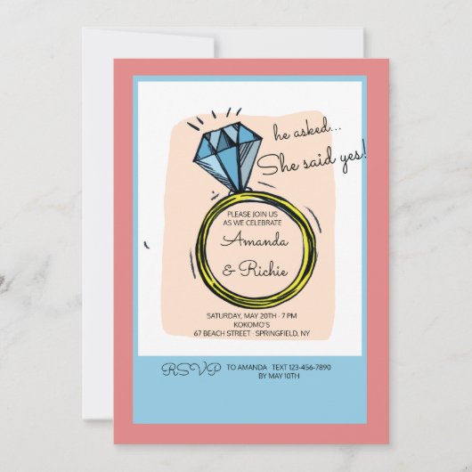 Einladung der Gruppe "Ringeinsatz" (Vorderseite)