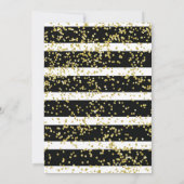 Einladung der Gruppe "Schwarze und weiße Streifen" (Rückseite)