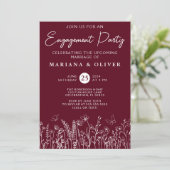 Einladung der Gruppe "Wildblumen Burgund" (Stehend Vorderseite)