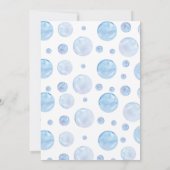 Einladung der Gummi Ducky Baby Duwer (Rückseite)