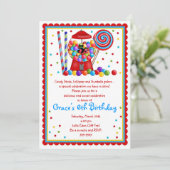 Einladung der Gummiballmaschine (Stehend Vorderseite)