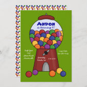 Einladung der Gummiballmaschine (Vorne/Hinten)