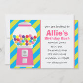 Einladung der Gummiballmaschine (Vorderseite)