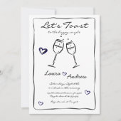 Einladung der Handgezeichneten (Vorderseite)