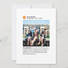 Einladung der Hashtag Social Group Graduation Part