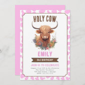 Einladung der Heiligen Kuh Hochland-Kuh Mädchen Ge (Vorne/Hinten)