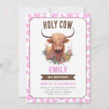 Einladung der Heiligen Kuh Hochland-Kuh Mädchen Ge