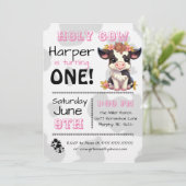 Einladung der Heiligen Kuh Land Geburtstagspartei (Stehend Vorderseite)