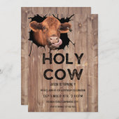 Einladung der Heiligen Kuh zum ersten Geburtstag (Vorne/Hinten)