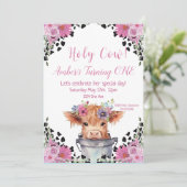 Einladung der Heiligen Kuh zum ersten Geburtstag (Stehend Vorderseite)