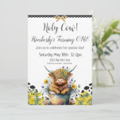 Einladung der Heiligen Kuh zum ersten Geburtstag (Stehend Vorderseite)