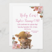 Einladung der Heiligen Kuh zum ersten Geburtstag (Vorne/Hinten)