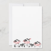 Einladung der Heiligen Kuh zum ersten Geburtstag (Rückseite)