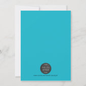 Einladung der Helikopter-Babydusche (Rückseite)