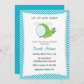 Einladung der Helikopter-Babydusche (Vorne/Hinten)