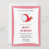 Einladung der Helikopter Geburtstagspartei (Vorderseite)