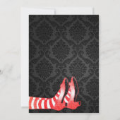 Einladung der Hexe-Halloween-Party (Rückseite)