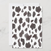 Einladung der Highland Cow Girl zum Geburtstag (Rückseite)