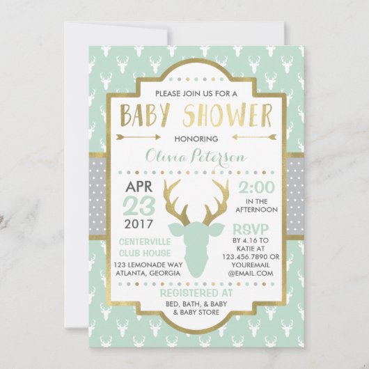 Einladung der Hirschdusche, Imitate Foil (Vorderseite)