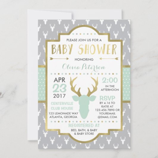 Einladung der Hirschdusche, Imitate Foil (Vorderseite)