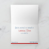 Einladung der Hummer (Innenseite)