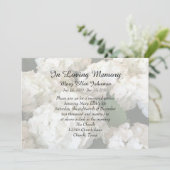 Einladung der Hydrangea-Gedenkstätte (Stehend Vorderseite)