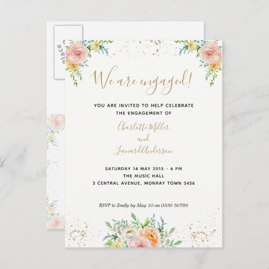 Einladung der informellen Floralgruppe (Vorne/Hinten)