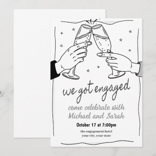 Einladung der Interessengruppe (Vorne/Hinten)