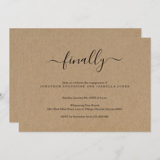 Einladung der Interessengruppe (Vorne/Hinten)