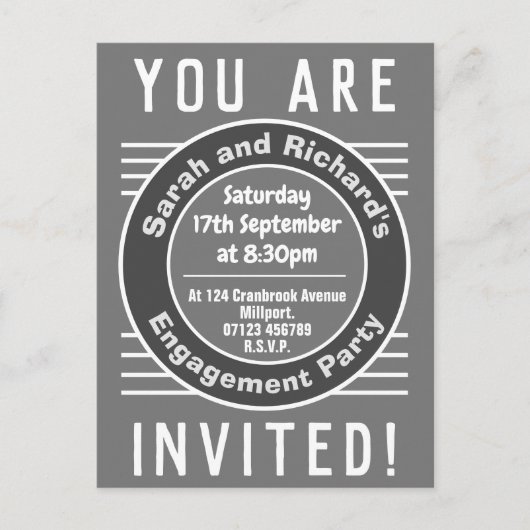 Einladung der Interessengruppe (Vorderseite)