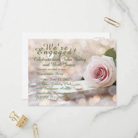 Einladung der Interessengruppe Postkarte (Vorderseite/Rückseite Beispiel)