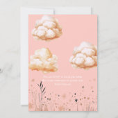 Einladung der Islamischen Baby Girl Aqiqah (Rückseite)