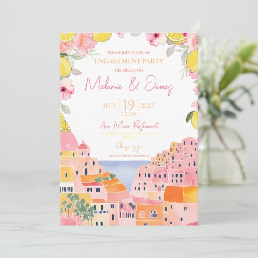 Einladung der italienischen Interessengruppe (Stehend Vorderseite)