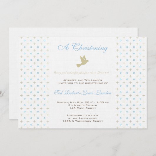 Einladung der Jungen (Vorne/Hinten)