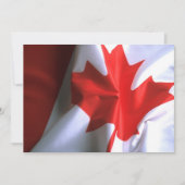 Einladung der kanadischen Flagge (Vorderseite)