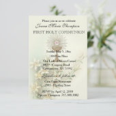 Einladung der Katholischen Erstkommune (Stehend Vorderseite)