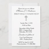 Einladung der Katholischen Erstkommune (Rückseite)