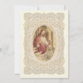 Einladung der Katholischen Girl First Heilige Komm (Vorderseite)