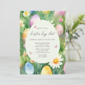 Einladung der Kids Ostereier (Stehend Vorderseite)