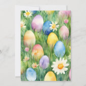 Einladung der Kids Ostereier (Rückseite)