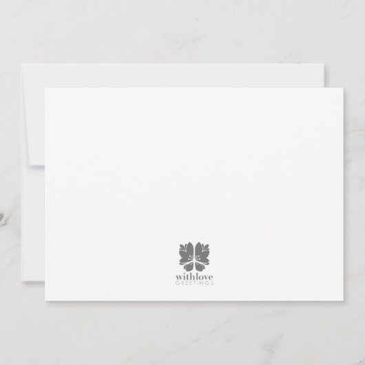 Einladung der Kinderdusche (Rückseite)