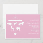 Einladung der Kinderdusche (Vorne/Hinten)