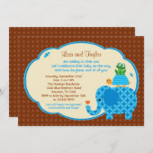 Einladung der Kinderdusche (Vorne/Hinten)