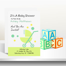 Einladung der Kinderdusche