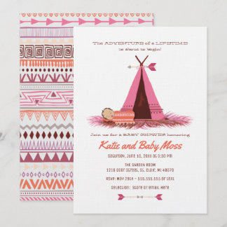 Einladung der Kinderdusche {Boho Chic}