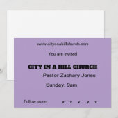 Einladung der Kirche (Vorne/Hinten)