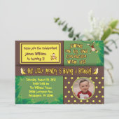 Einladung der kleinen Affen zum Geburtstag (Stehend Vorderseite)