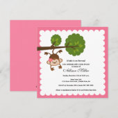 Einladung der kleinen Affendusche (Vorne/Hinten)