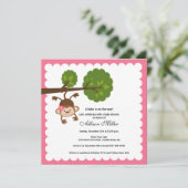 Einladung der kleinen Affendusche (Stehend Vorderseite)