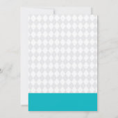 Einladung der kleinen Babydusche (Rückseite)